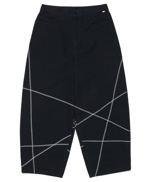S.L WIDE PANTS - BLACK